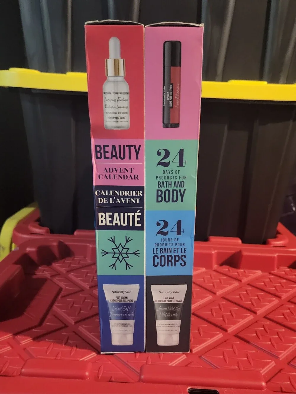 NWT Huge Box Vain 24 Days of Products for Bath and Body Advent Calendar